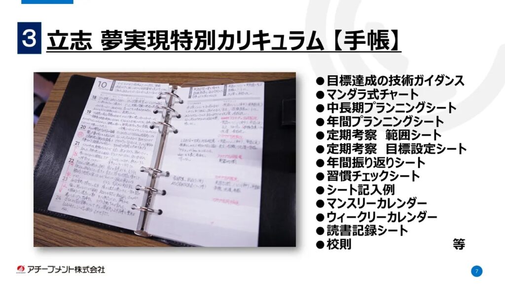 アチーブメント手帳リフィル2022年10月〜2023年7月＋α - ノート/メモ帳